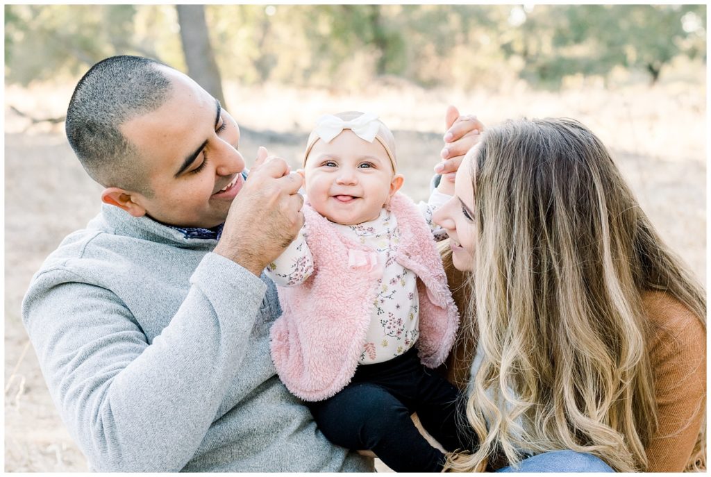 Fall Family Session with baby girl