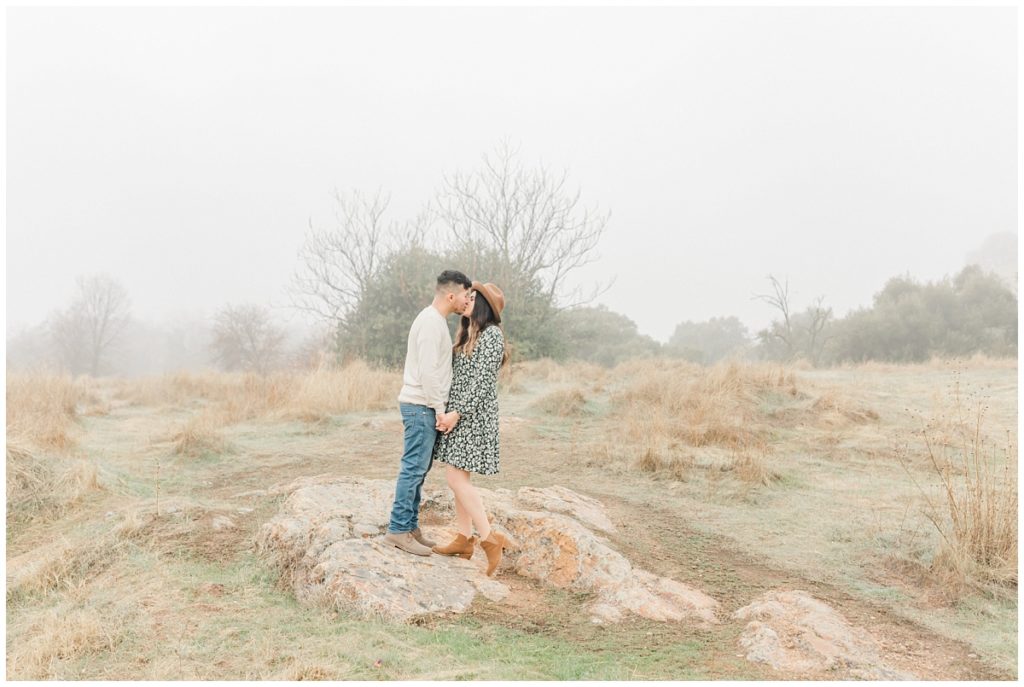 Adventure Elopement on a foggy morning