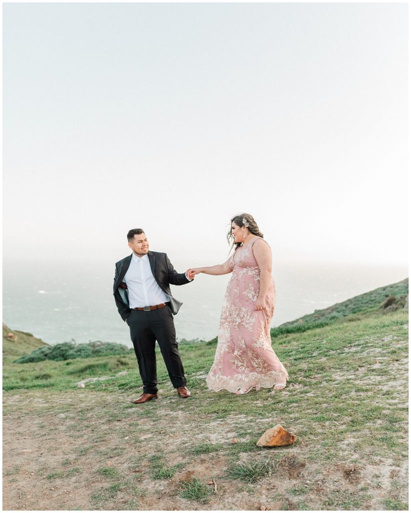 Point Reyes Cliffside Engagement