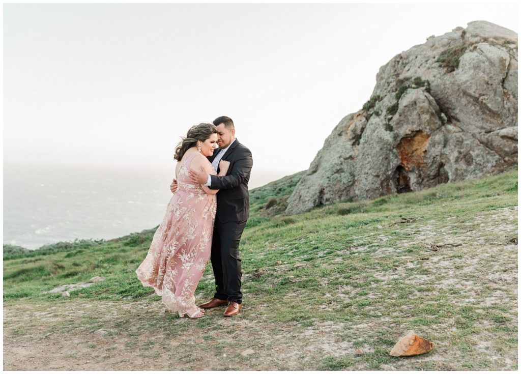 Cliffside Engagement Proposal at Point Reyes California