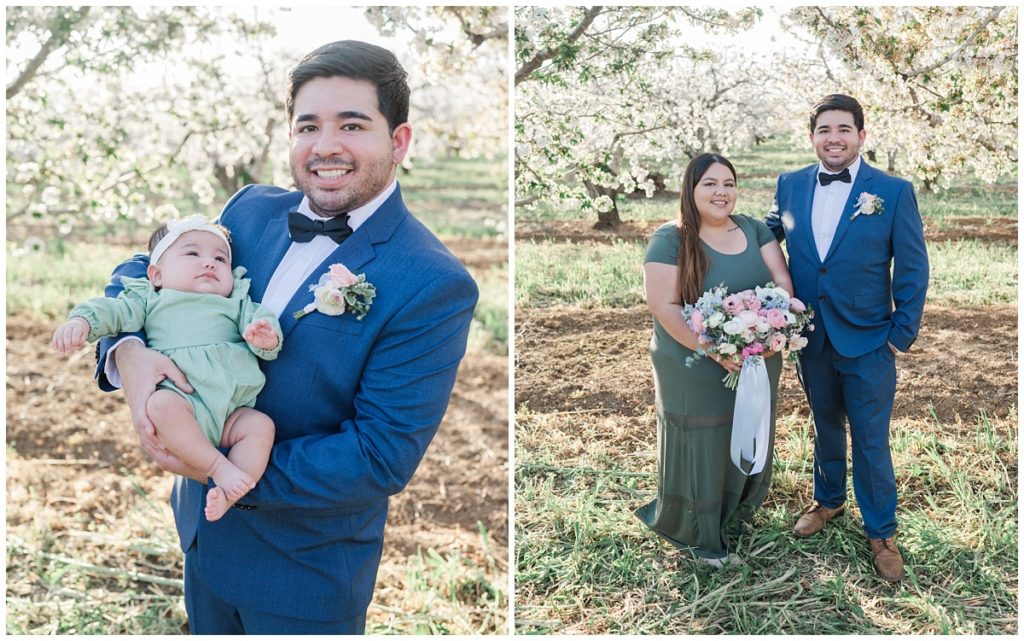 Cherry Blossom Orchard Elopement