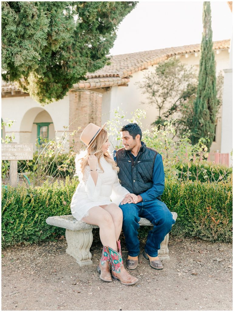 Wedding in San Juan Bautista Rose Garden in California