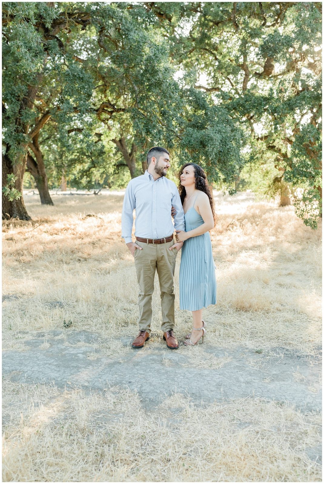 Outdoor Engagement in California Lush Spring