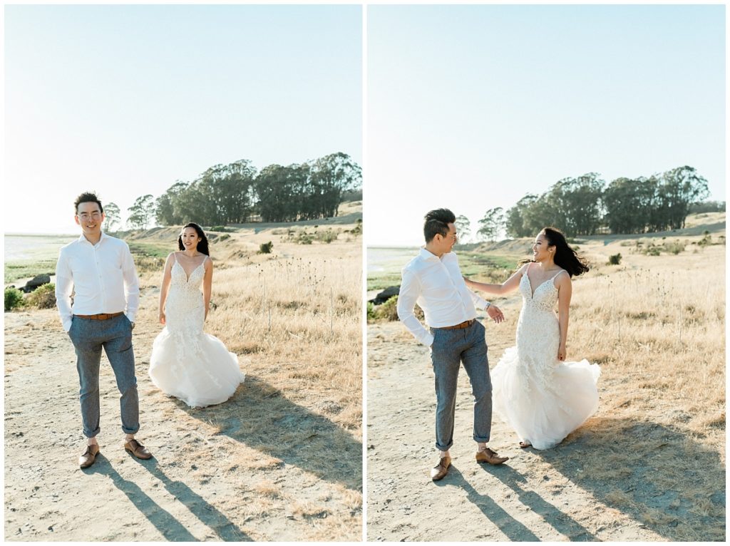Elopement First Look on the Beach