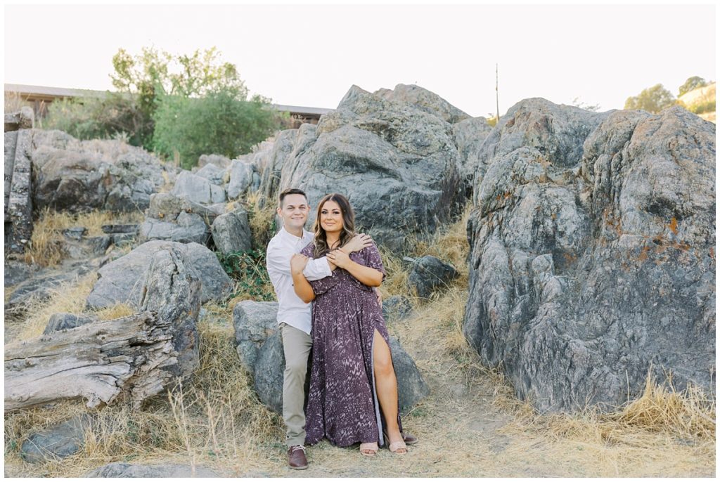 Engagement Photos with Boulders