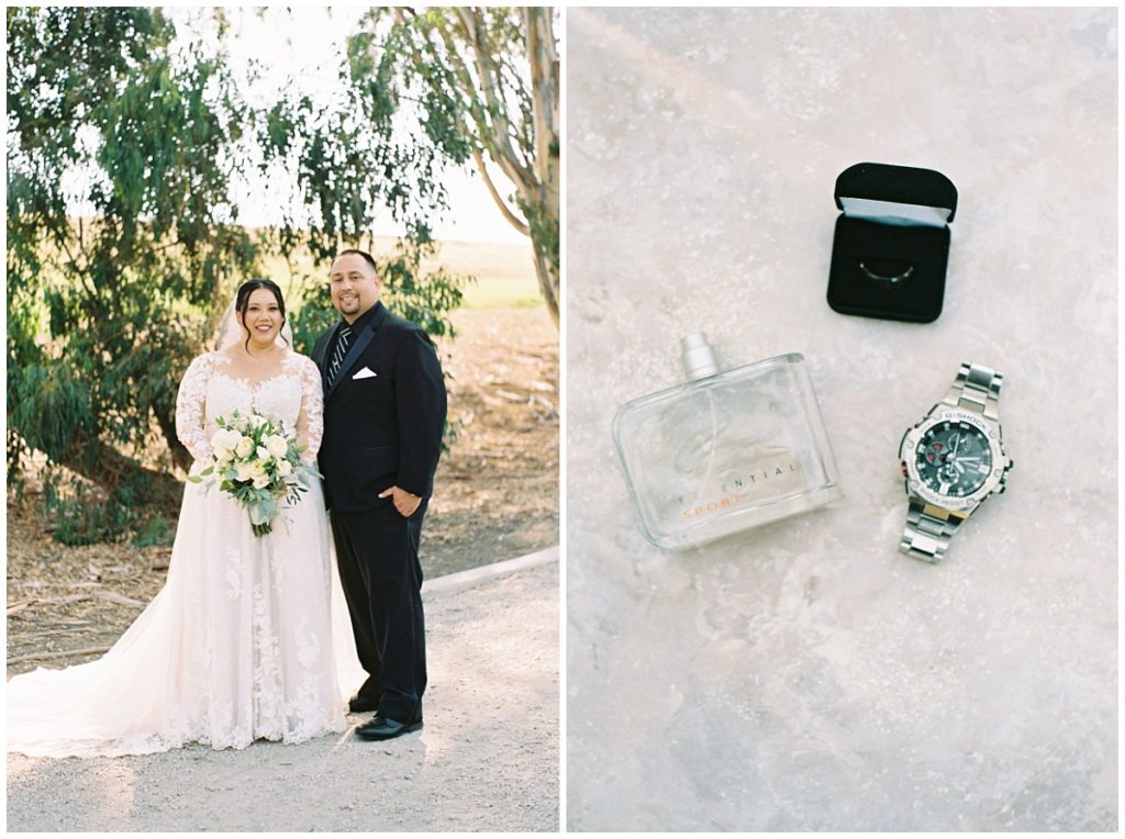 Bride and Groom Portraits on Portra 400 Film