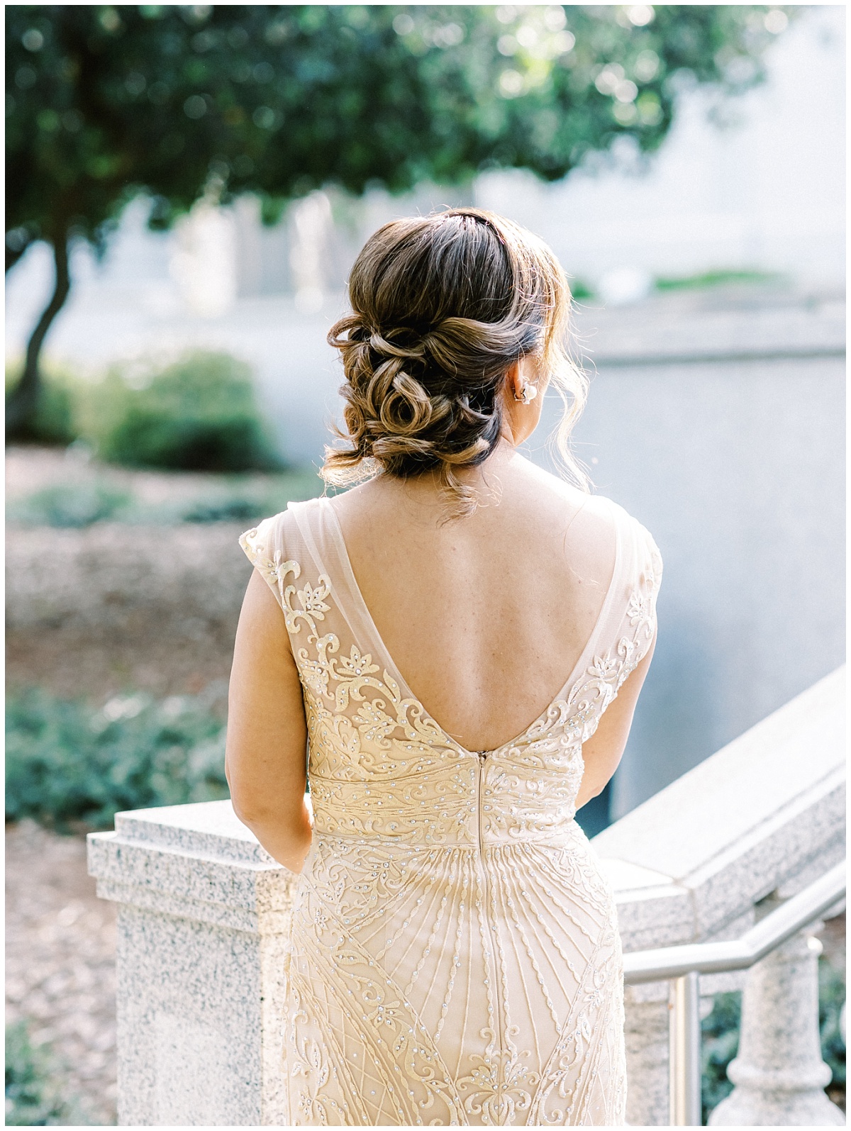 Bridal Hair Updo Engagement Session