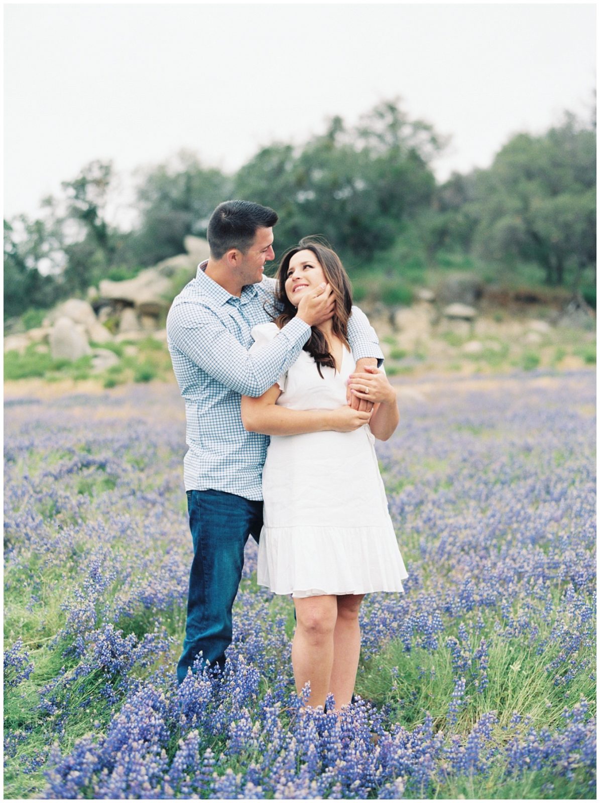 Engagement Session in the Lupines