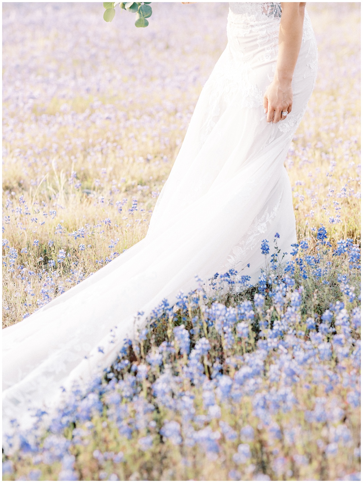 Bridal Gown in the Lupines