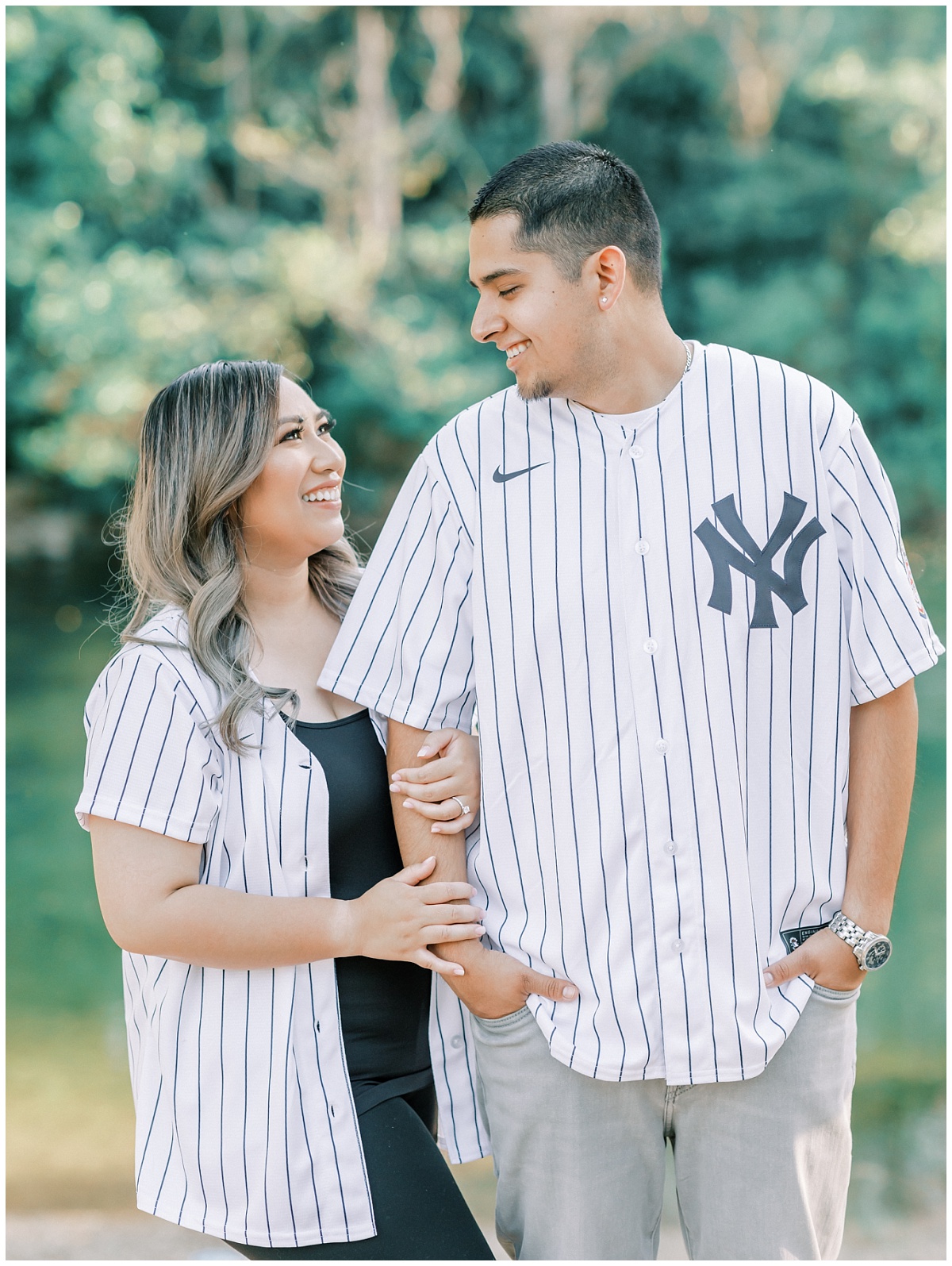 New York Yankee's Engagement Photos