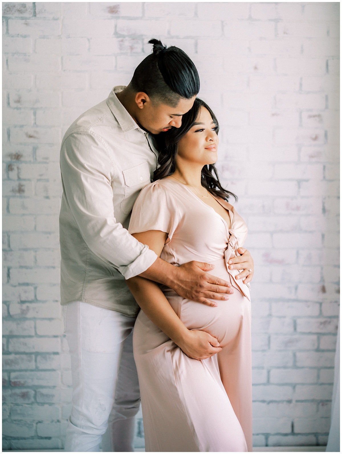 Couple Maternity Indoors