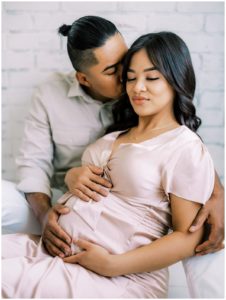 Maternity Boudoir Indoor Studio