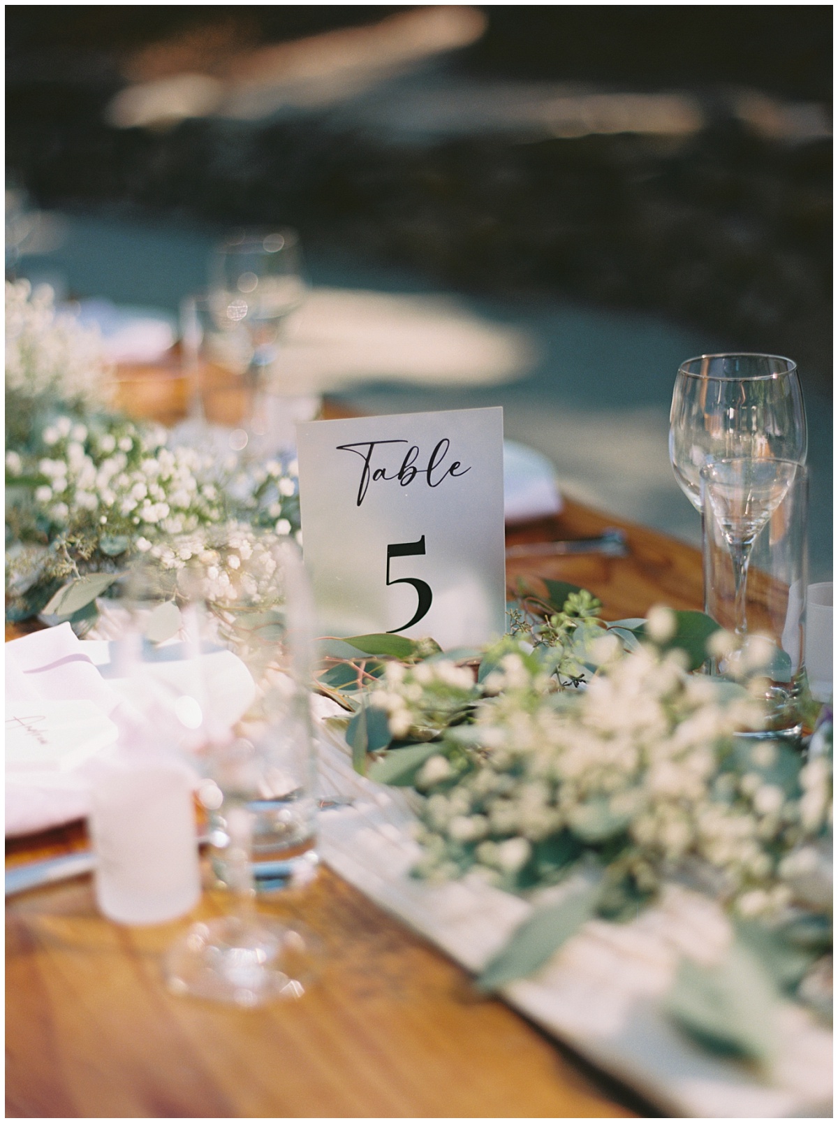 Wedding Details of Table