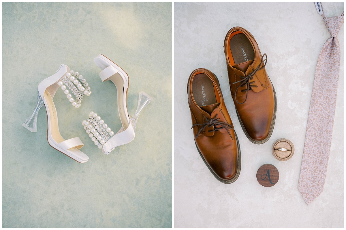 Wedding Shoe Flat Lay