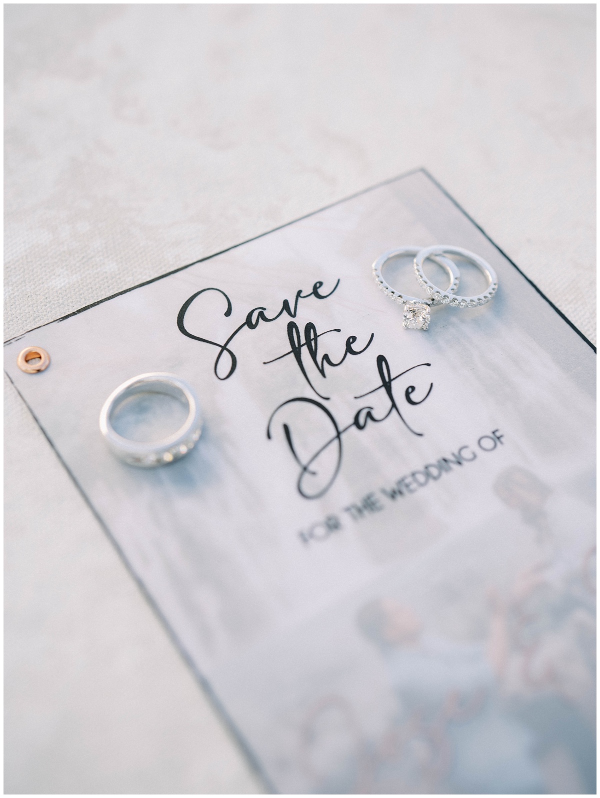 Save the Date Flat Lay