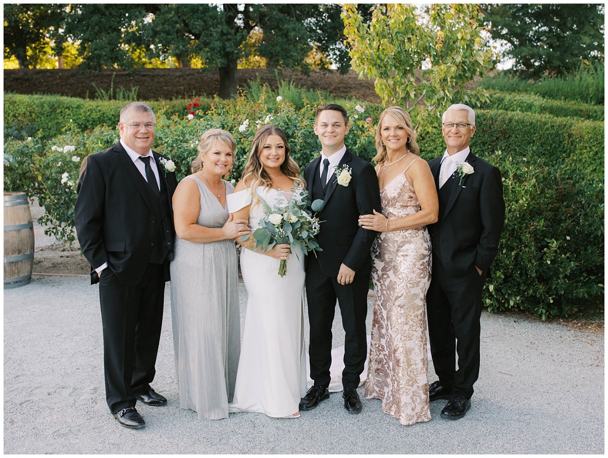 Family Formals at Wedding