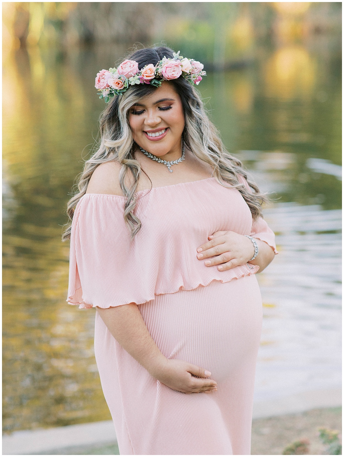 Flower Crown for Maternity Session
