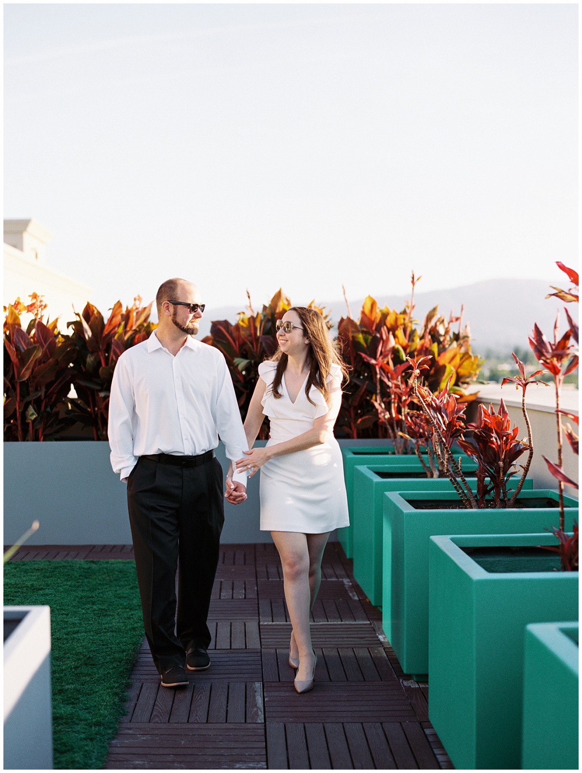 Rooftop Engagement Session