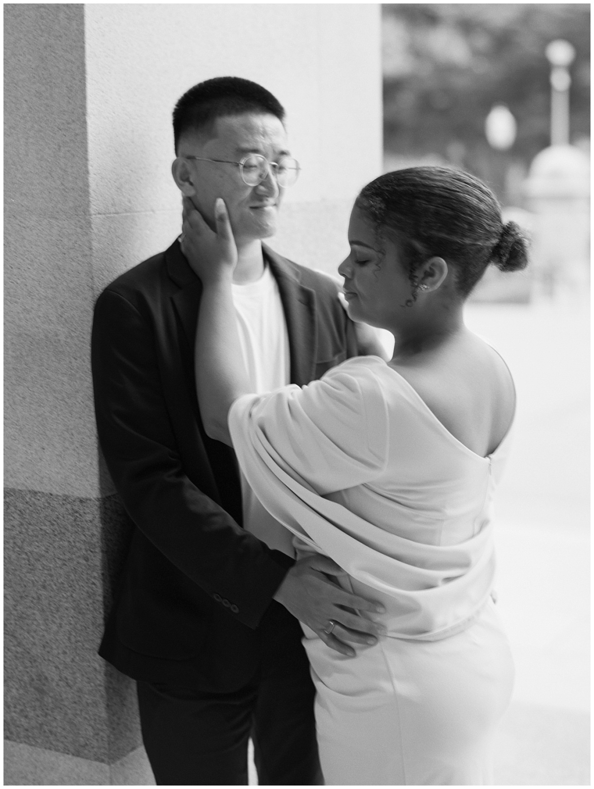 Classic Black and white Engagement Photos