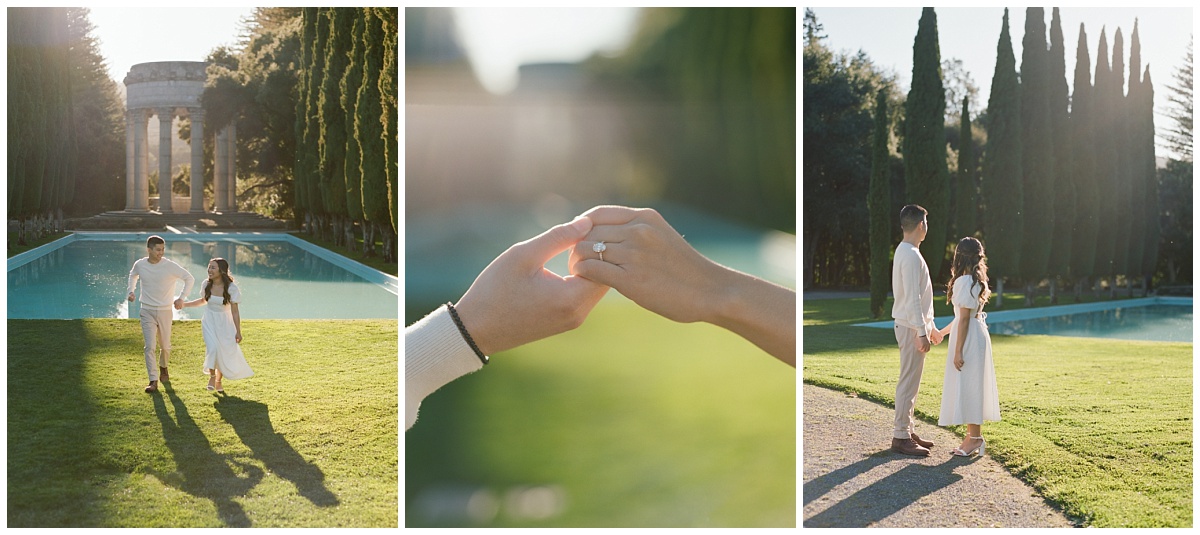 Pulgas Water Temple Engagement Photos