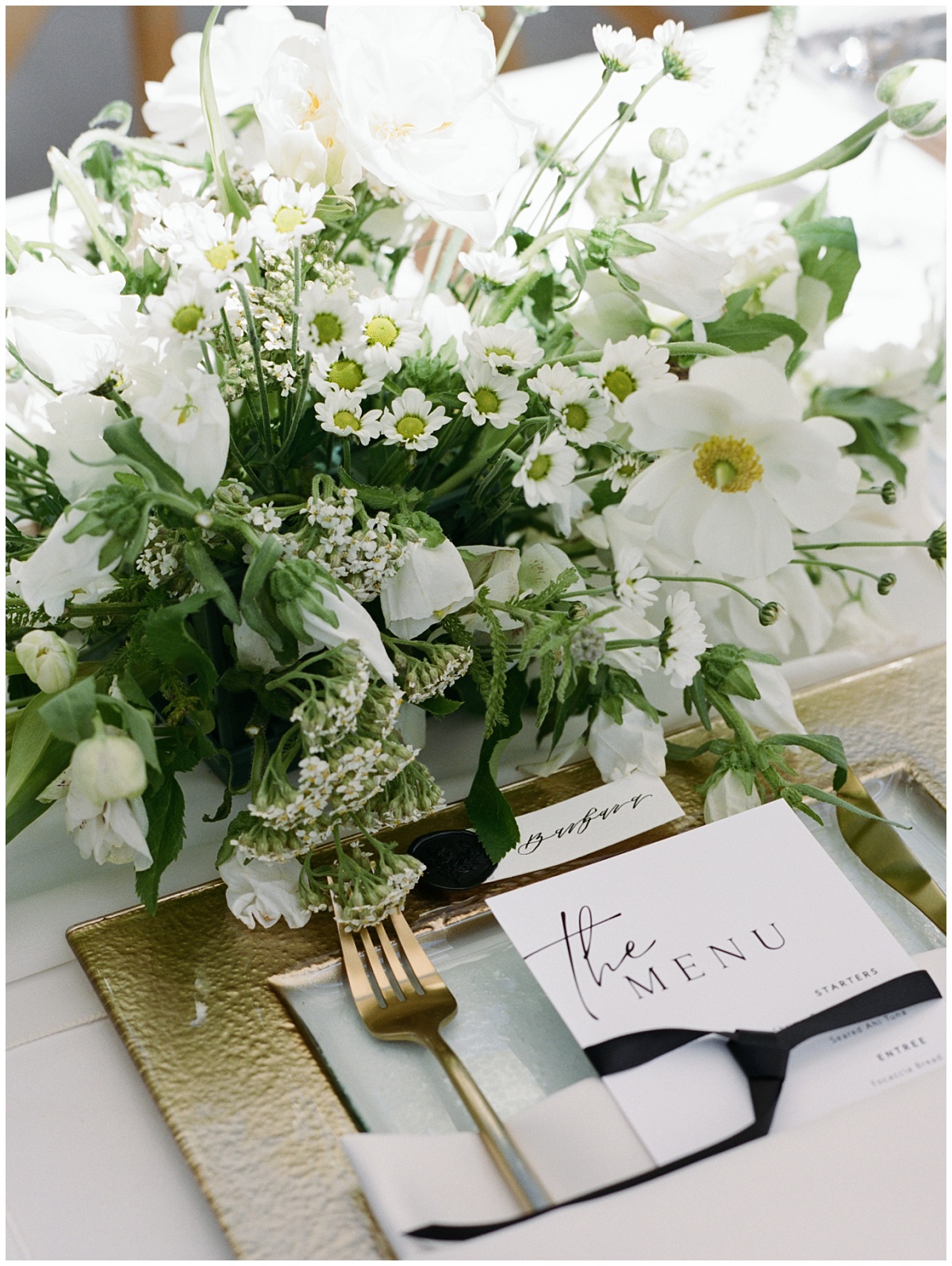 Wedding Tablescape Details