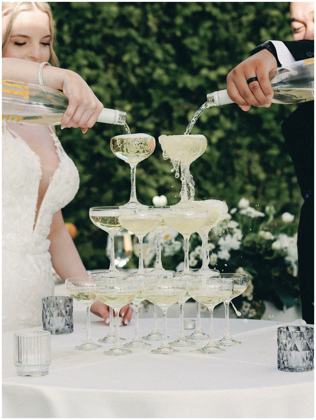 Wedding Champagne Towers