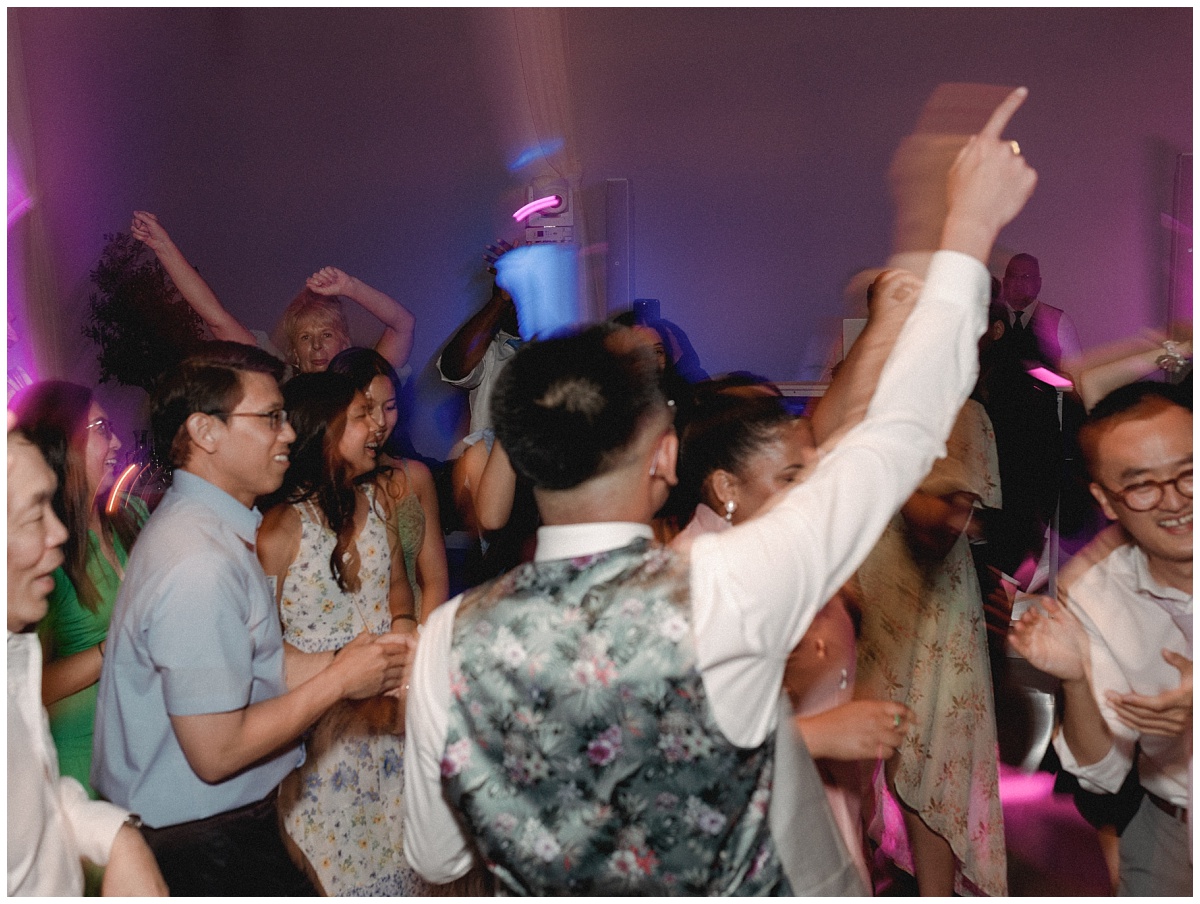 Wedding Reception Dancing indoors