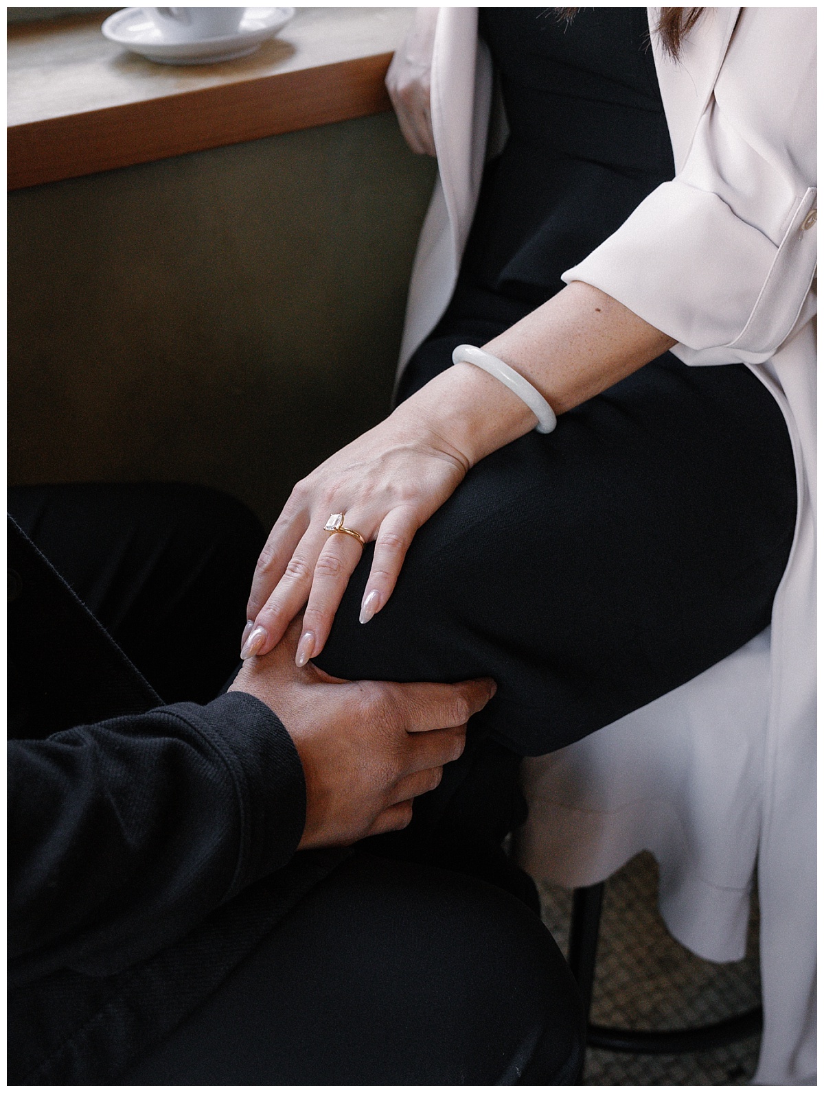 Coffee Shop Engagement Session